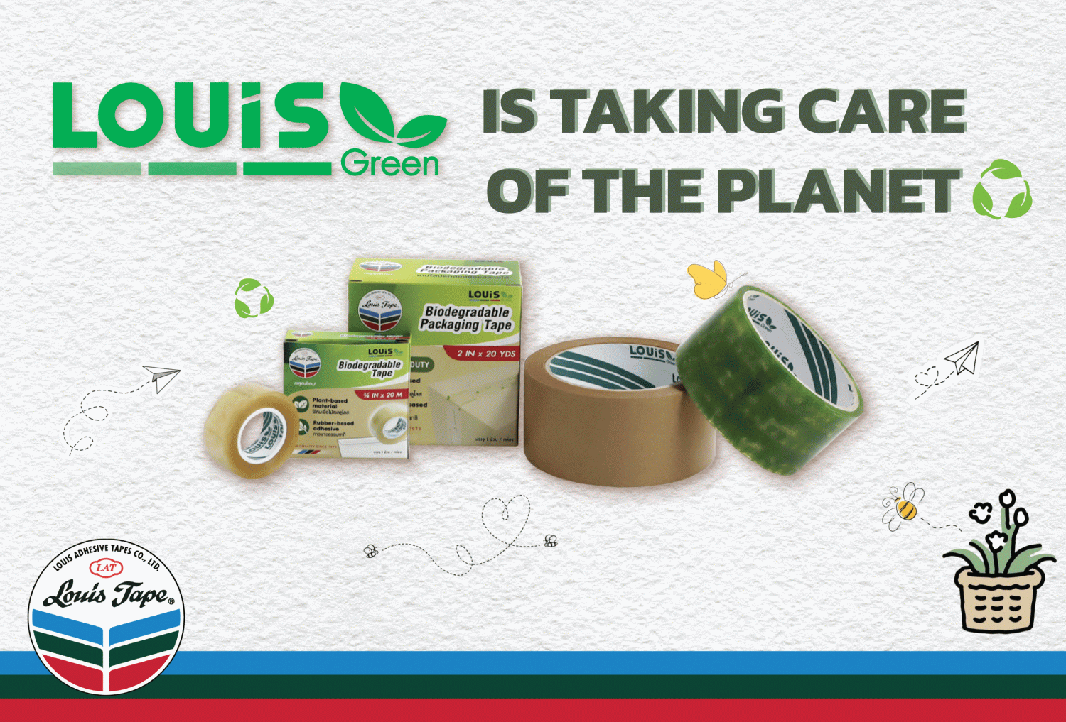 Louis Green is taking care of the planet
