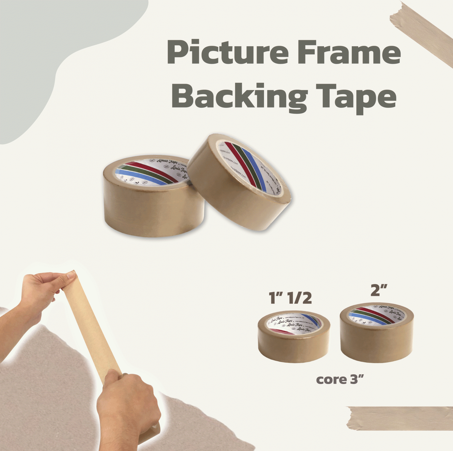 Picture Frame Backing Tape